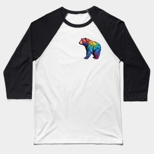 Rainbow Pride Bear Baseball T-Shirt